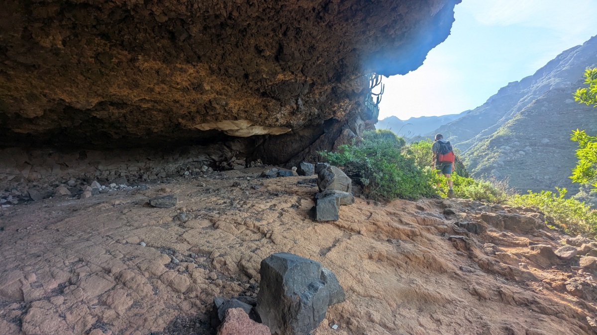natürlicher Ziegenstall