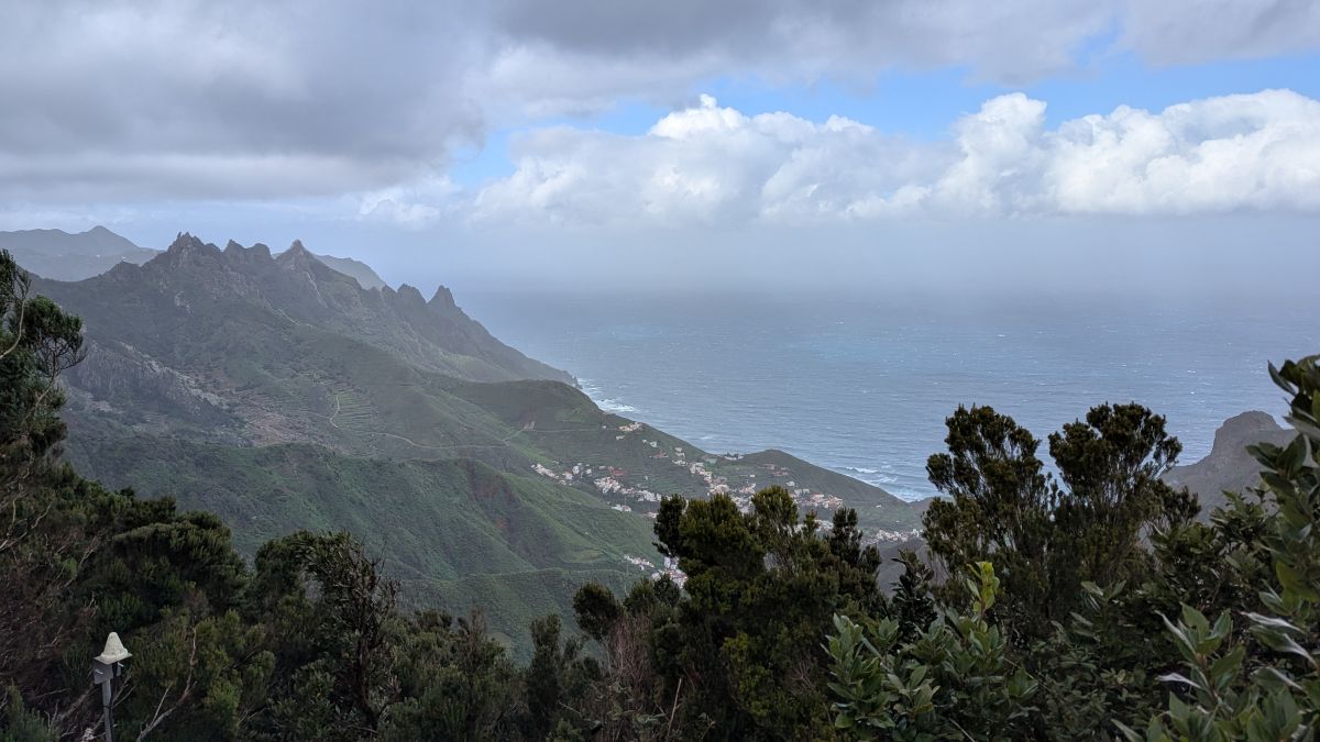 Blick nach Punta de Santiago