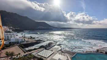 wieder zurück, Blick vom Balkon