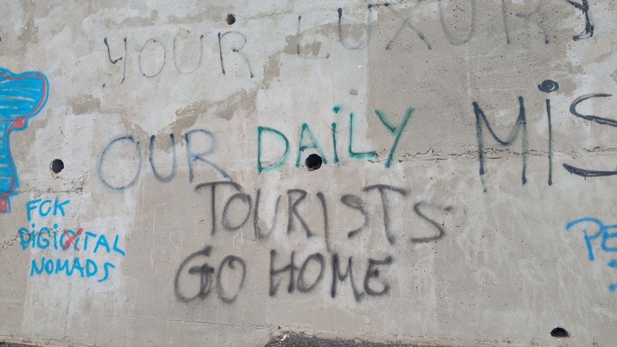 hier ist man bei einigen Zeitgenossen nicht willkommen