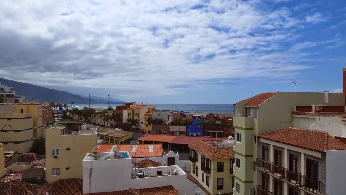 Blick von unser Unterkunft in Puerto de la Cruz