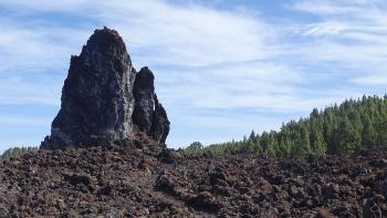 einzelner Felsen im Lavastrom des Chinyero