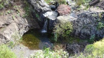 kleiner Wasserfall im Barranco de Afur