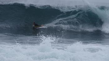 Surfer an der Playa de los Troches
