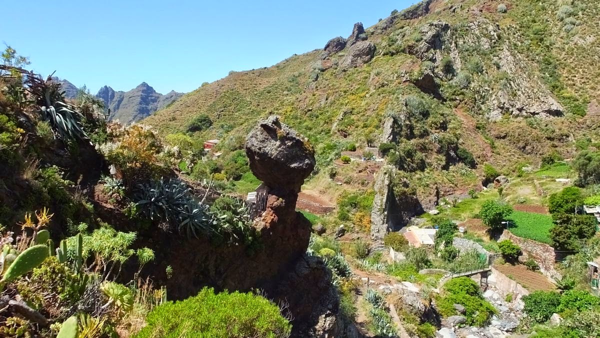 auffälliger Felsen in Valle Brosque
