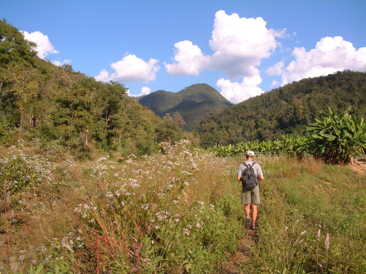 Wanderung durch die Felder