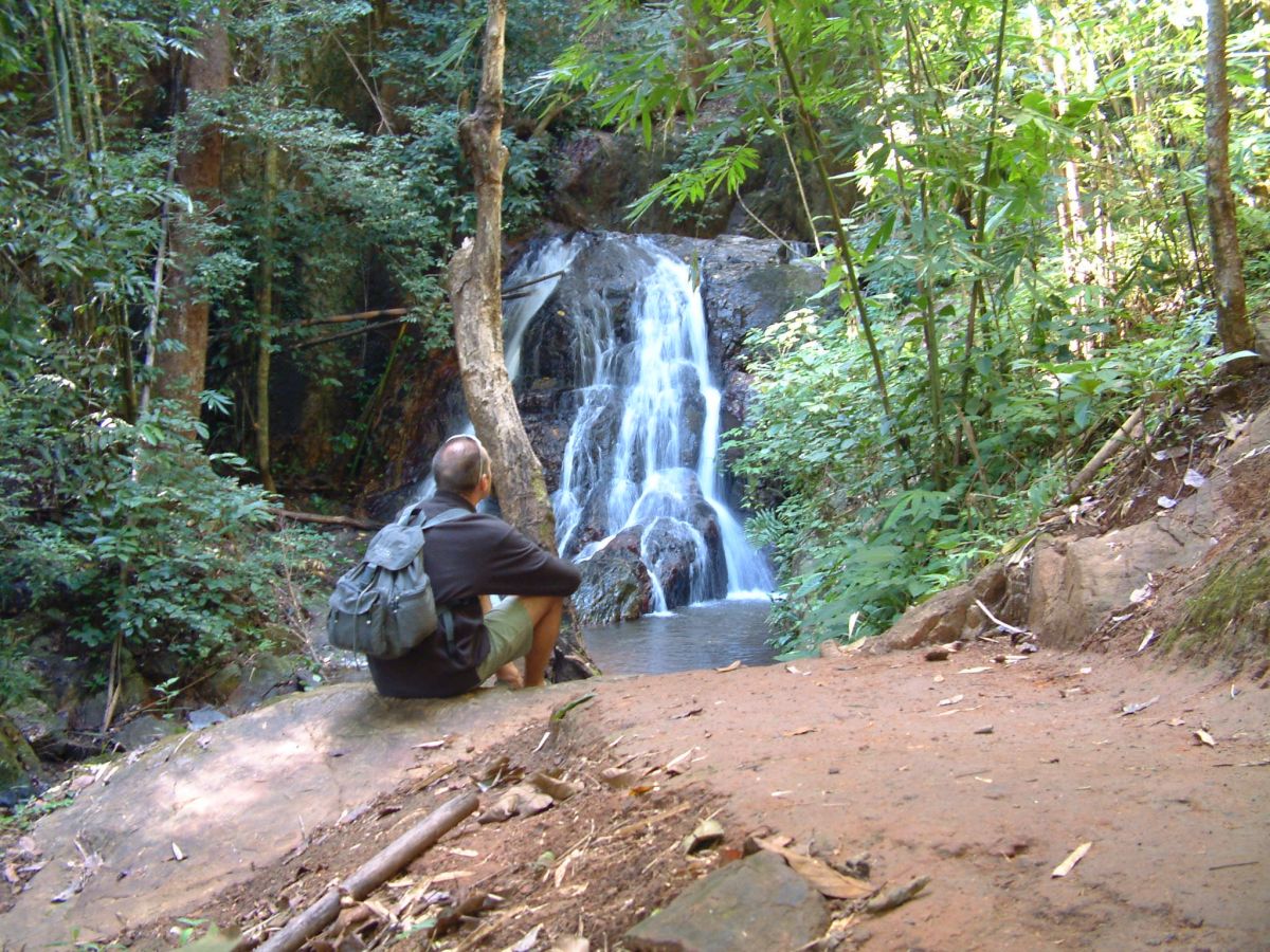 André am Son Pha Sua Wasserfall