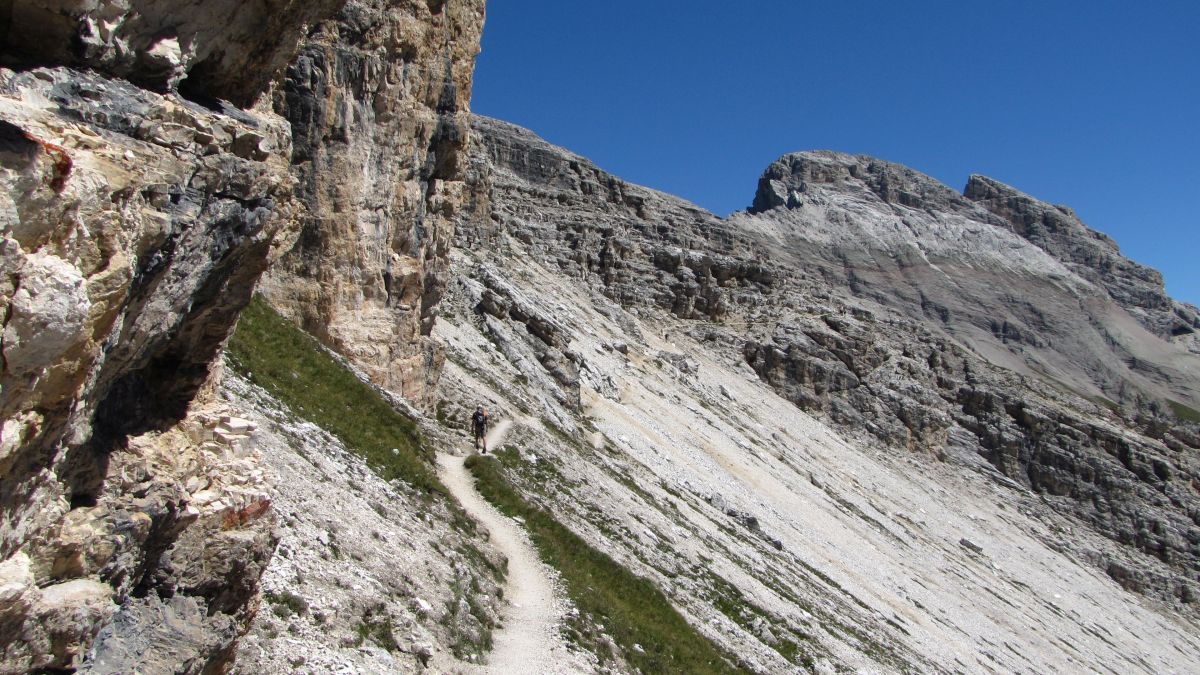 Weg zur Puez-Hütte