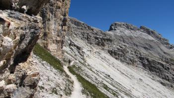 Weg zur Puez-Hütte