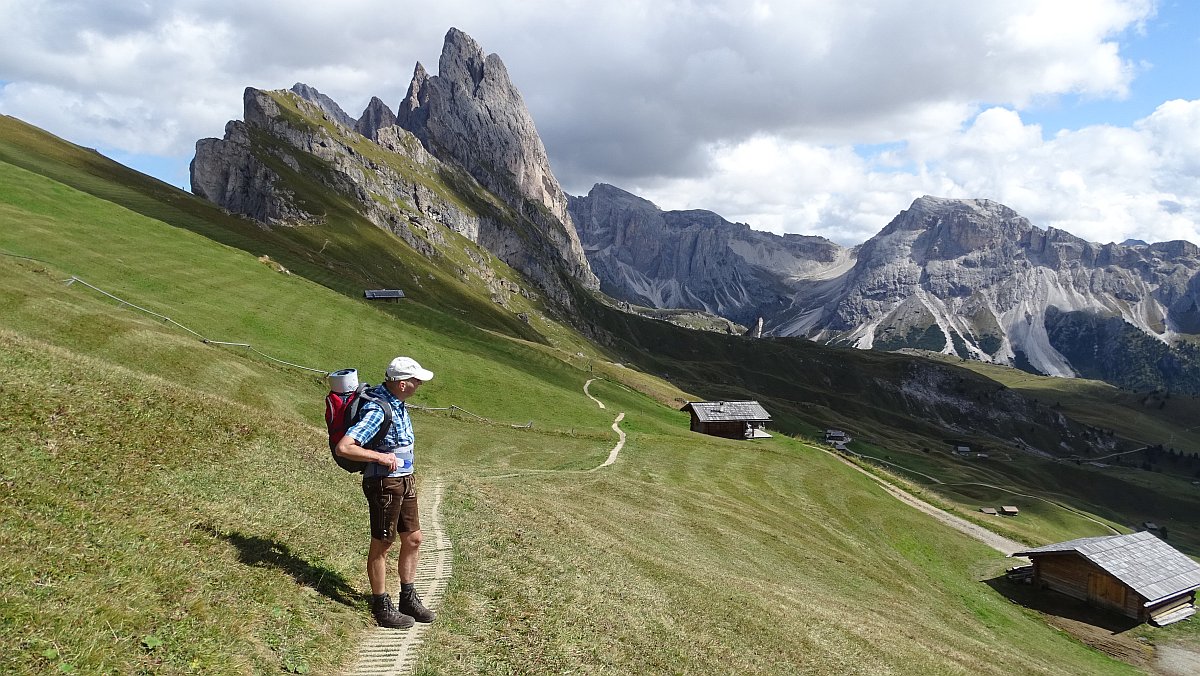 André vor der Fermeda-Gruppe