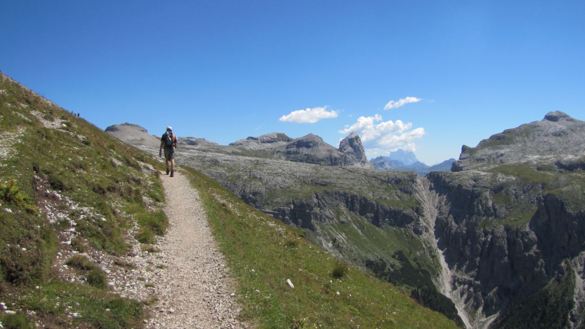 Weg zur Puez-Hütte