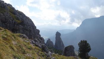 Blick Richtung Sella-Pass