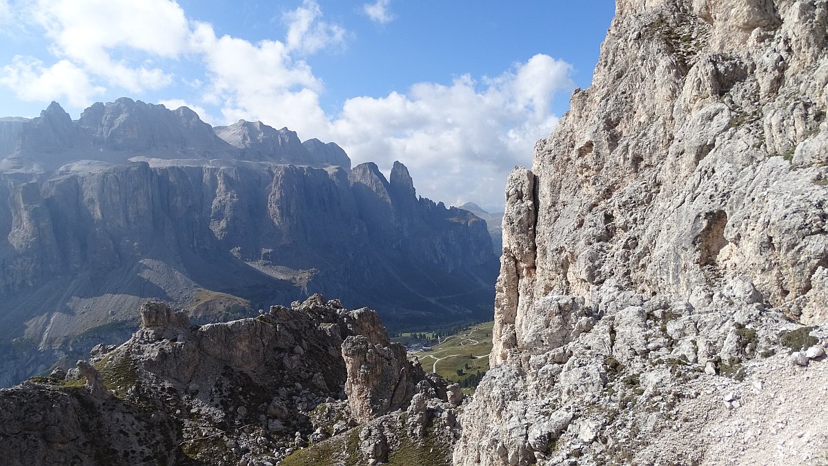 Blick zum Sella-Stock