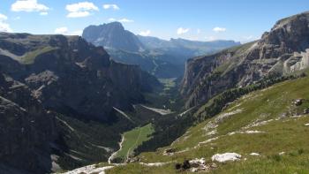 Wolkensteintal mit Langkofel