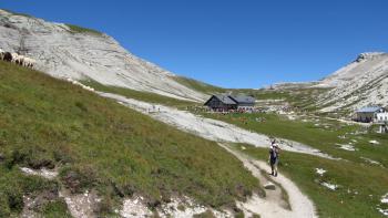 Weg zur Puez-Hütte