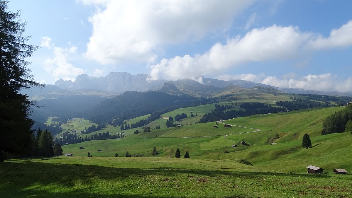 Blick zum Schlernmassiv