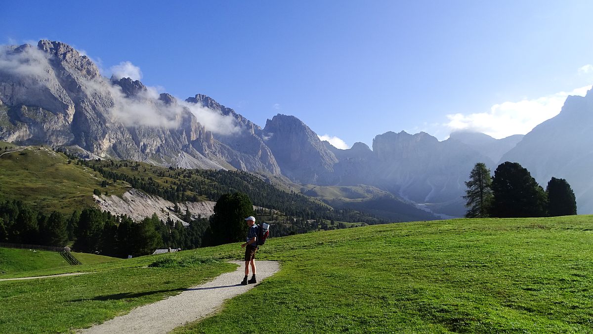 Wanderbeginn noch mit André zusammen