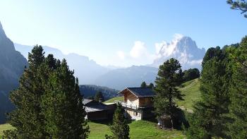 der Langkofel im Morgenlicht