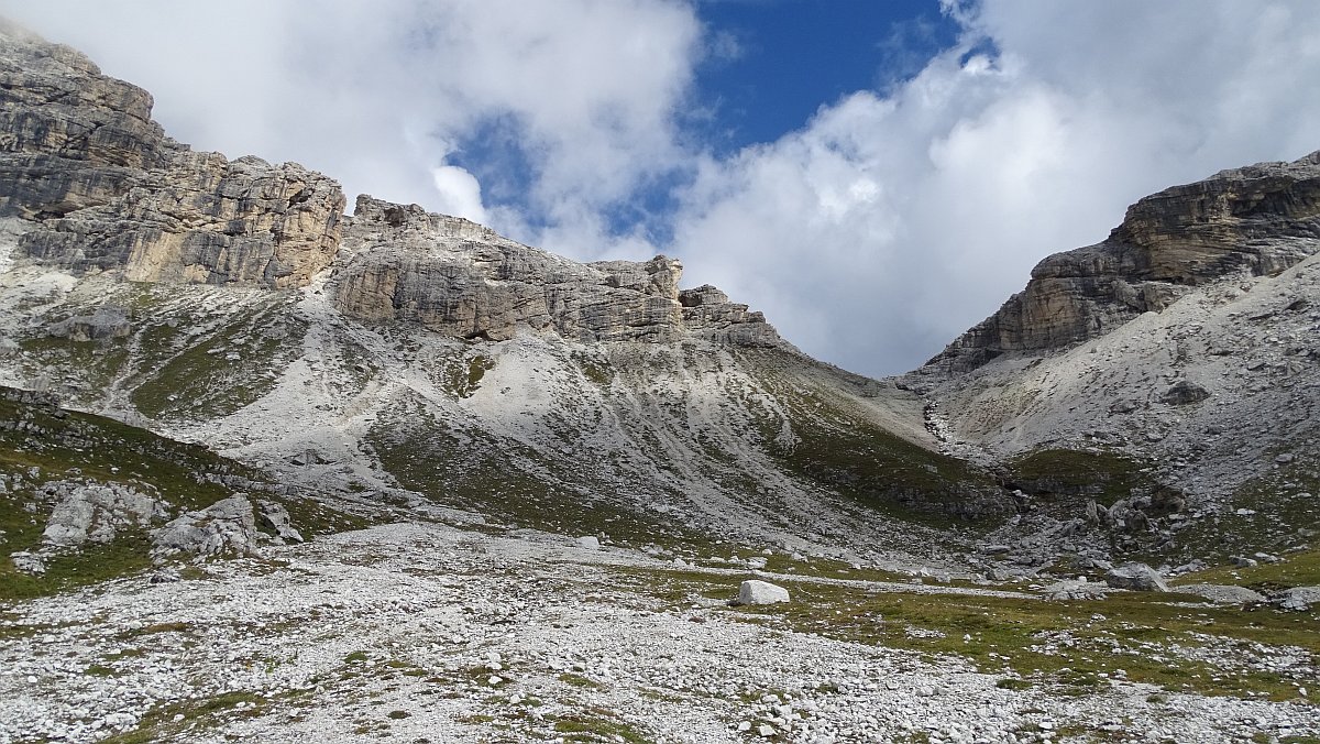 viel Grün gibt es nicht auf der Puez-Alm