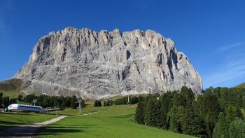 Langkofel in seiner vollen Breite