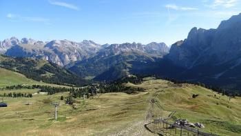 Ziemlich viel Zerstörung der Landschaft durch den Ski-Zirkus