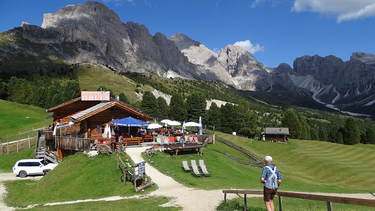 Odles-Hütte an der Col Raiser Bergstation