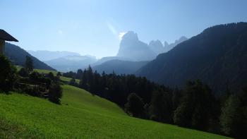 Langkofel im Morgenlicht