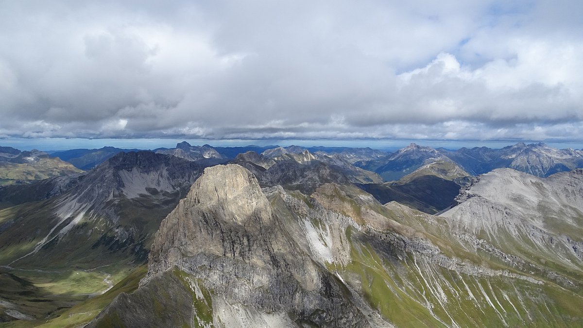 Aussicht vom Valluga-Gipfel