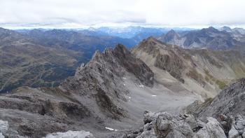 Aussicht vom Valluga-Gipfel