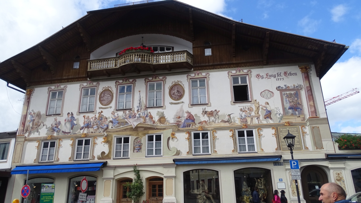 Lüftlmalerei in Oberammergau