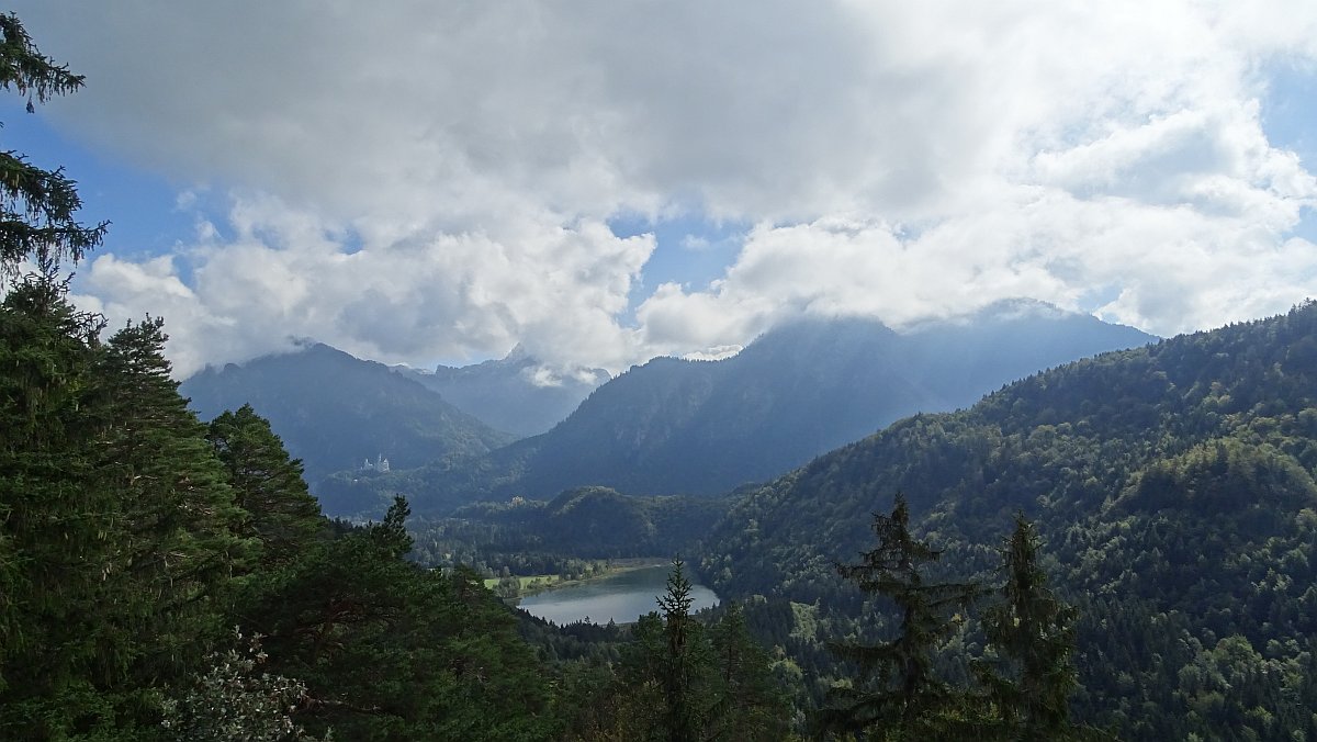 Umgebung mit Schloss Neuschwanstein