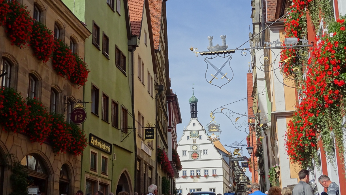 Blick aus der Oberen Schmiedegasse zum Marktplatz