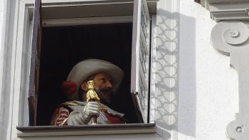 Glockenspiel an der historischen Ratstrinkstube