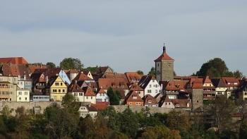 Panoramablick vom Burggarten zum südlichen Teil der Stadt