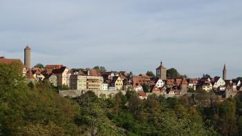 Panoramablick vom Burggarten zum südlichen Teil der Stadt