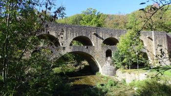 Doppelbrücke über die Tauber