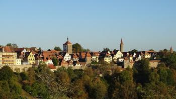 Altstadt Rothenburg im Abendlicht