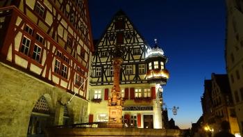 Blaue Stunde in Rothenburg