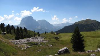 Abstieg zur Col Raiser Bergstation