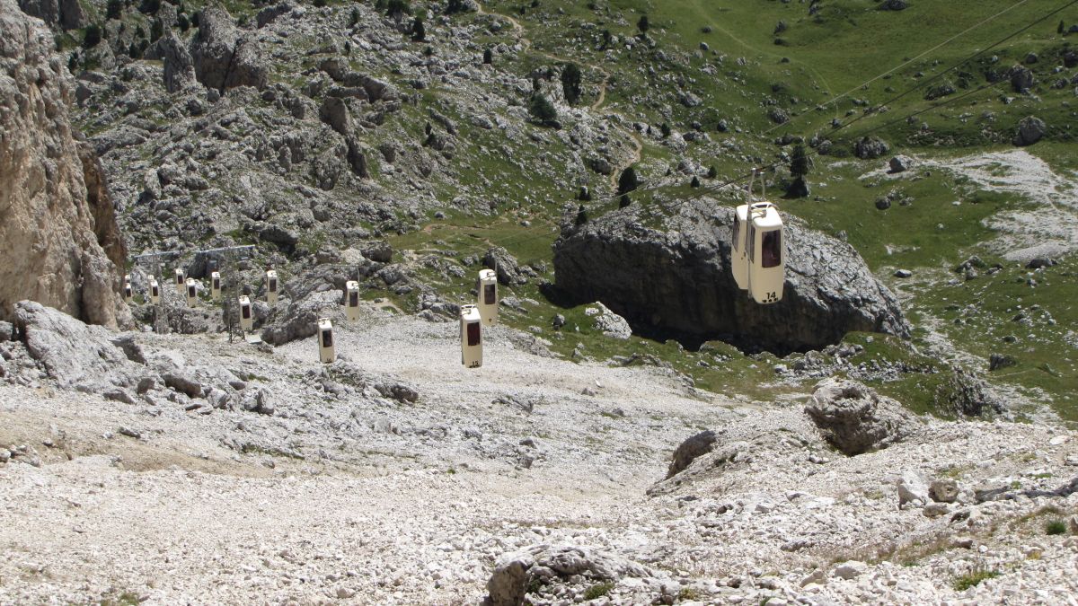 Stehseilbahn von der anderen Seite