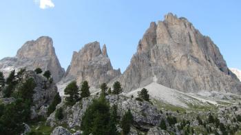 Langkofel, Plattkofel und Zahnkofel