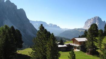 Blick zurück zum Langkofel