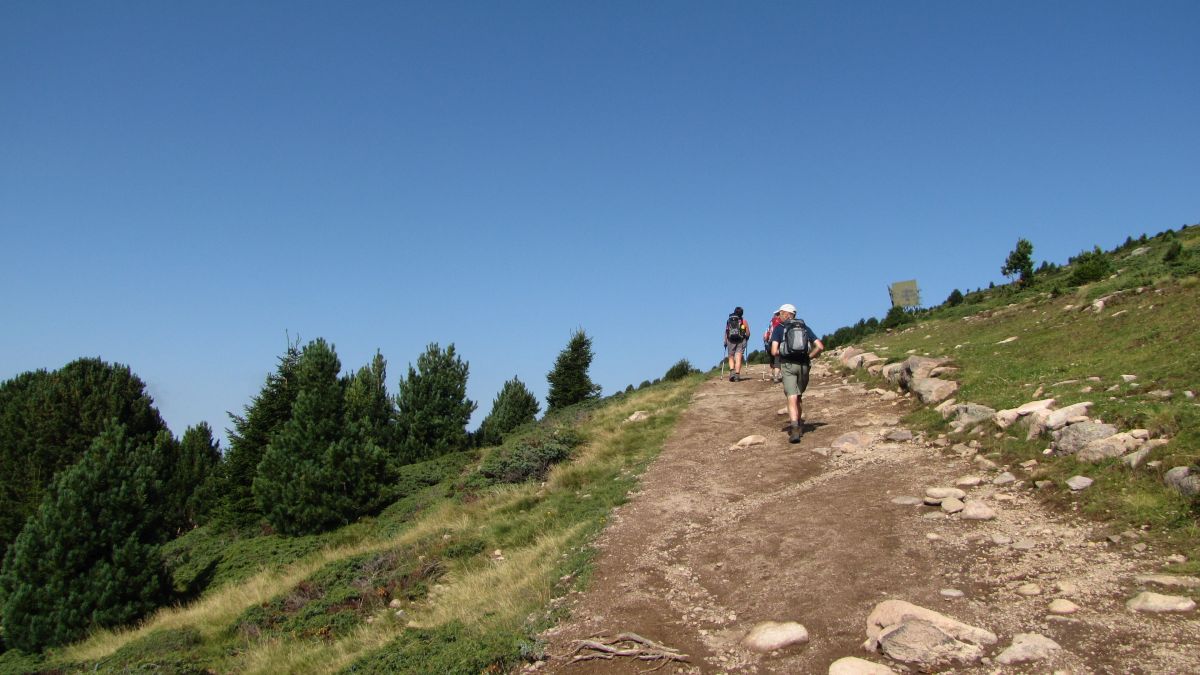 Weg zum Ausser Raschötz (2281 m)