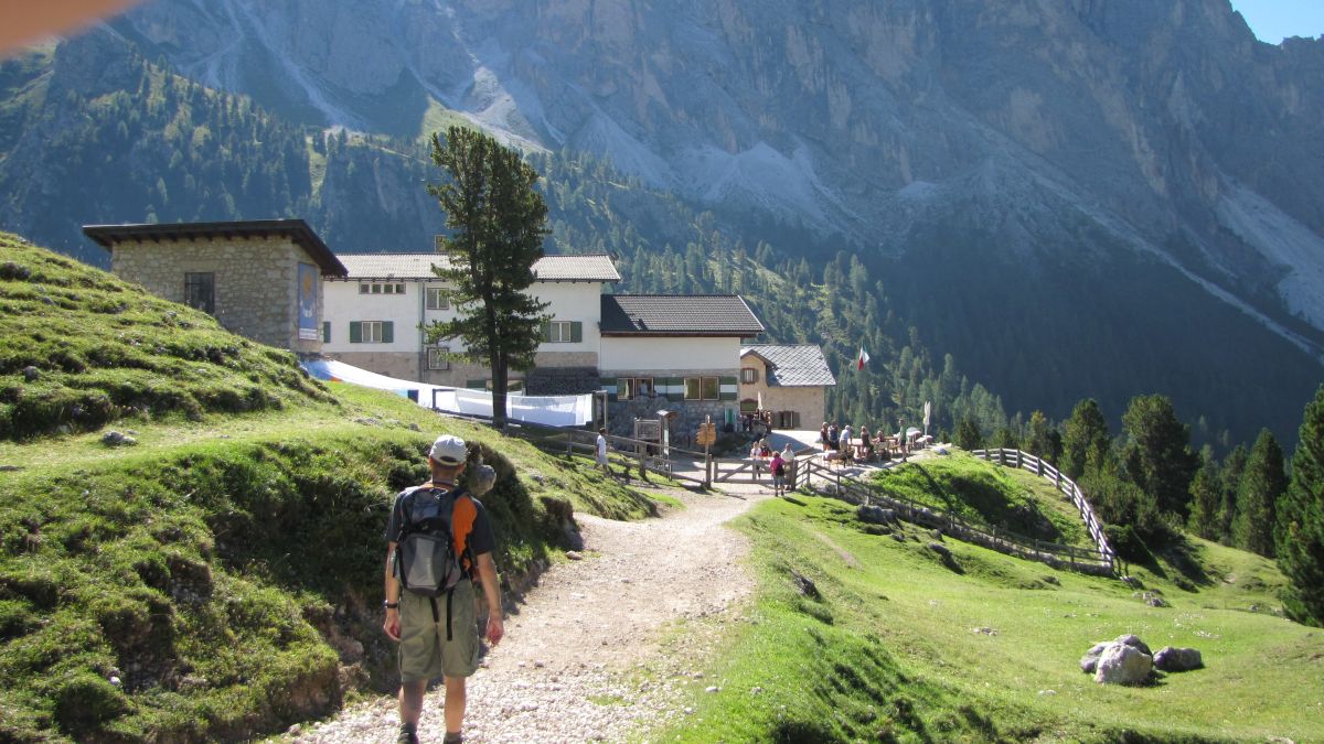 Ankunft Regensburger Hütte