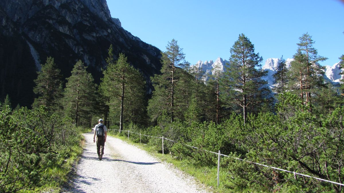 Beginn der Wanderung am Dürrensee