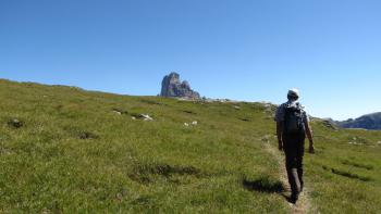 Wanderung zum Nebengipfel Monte Piana