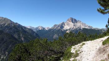 Abstieg auf dem Pioniersteig