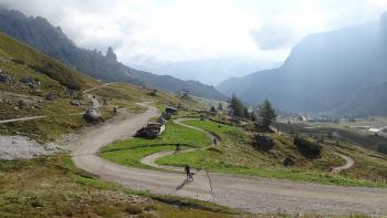 Fahrrad-Downhill-Strecke