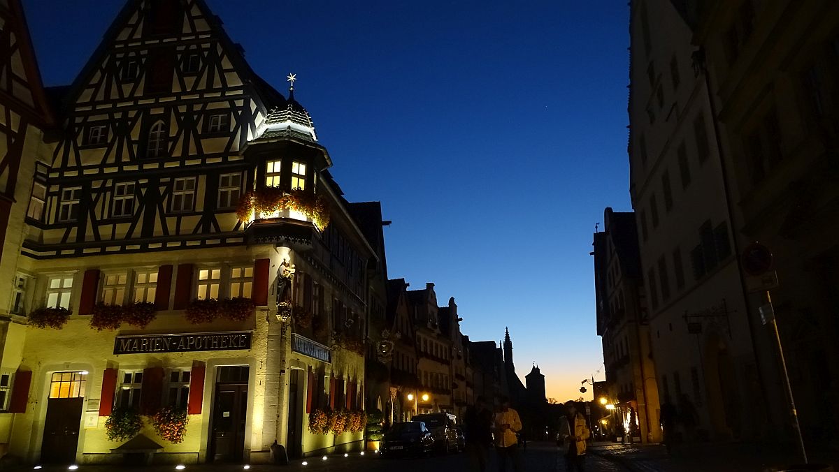 Blaue Stunde in Rothenburg