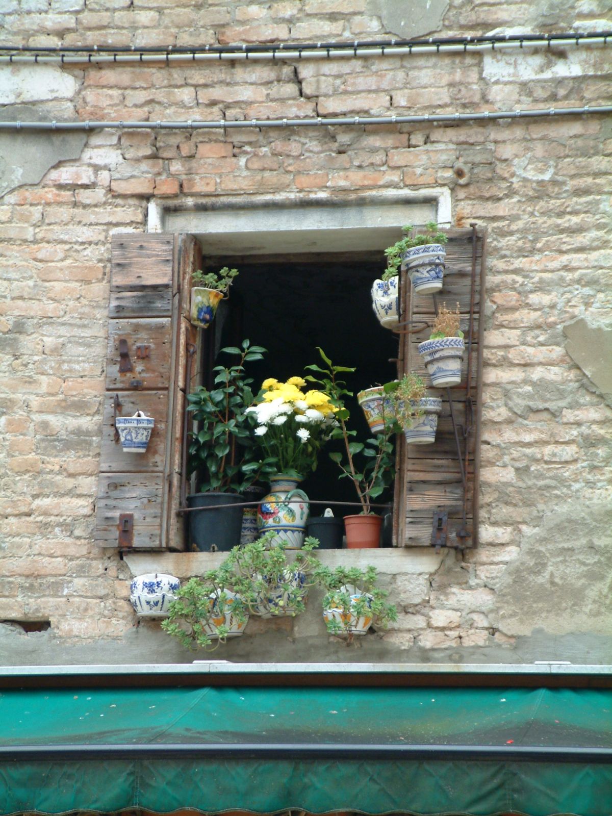 geschmücktes Fenster